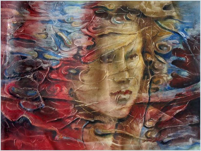 painting of a face