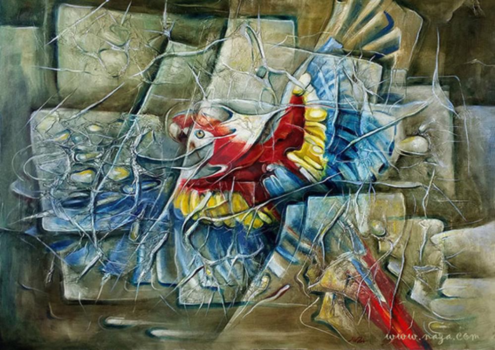 parrot painting
